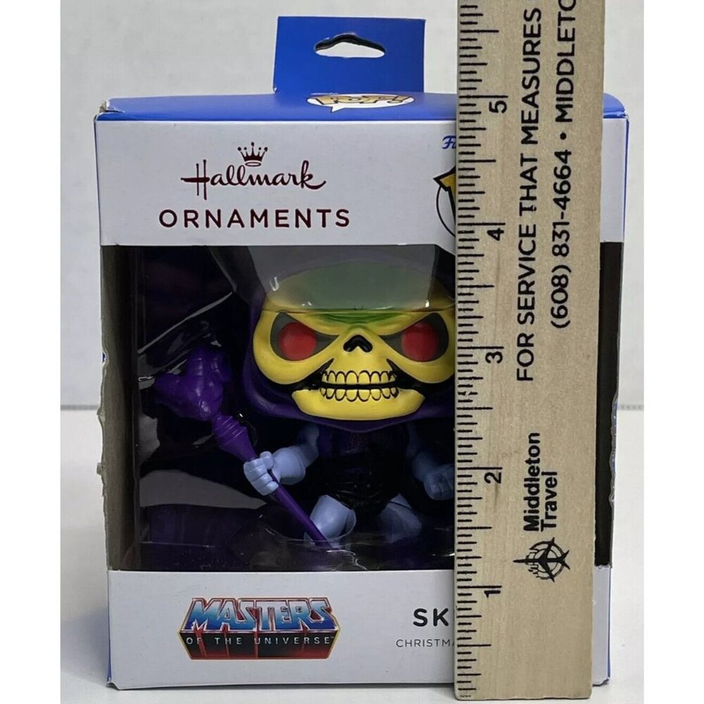 Hallmark 2021 Funko Pop MOTU Skeletor Walmart Exclusive Christmas Ornament - New - Picture 9 of 9